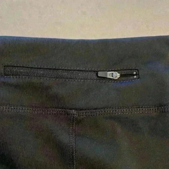 Metaphor black tights with bright pink/blue design on legs. Sz M - Picture 5 of 7